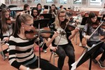 Zkouška orchestru v THS Baunatal
