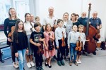 Třídní besídka folklorní muziky a žáků Tomáše Olšera