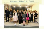 Koncert žáků 3.11.2021