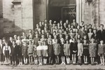 Žactvo Městské hudební školy Vrchlabí - červen 1948
