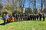 Vystoupení školního orchestru na udílení výročních cen ředitele Správy Krkonošského národního parku.